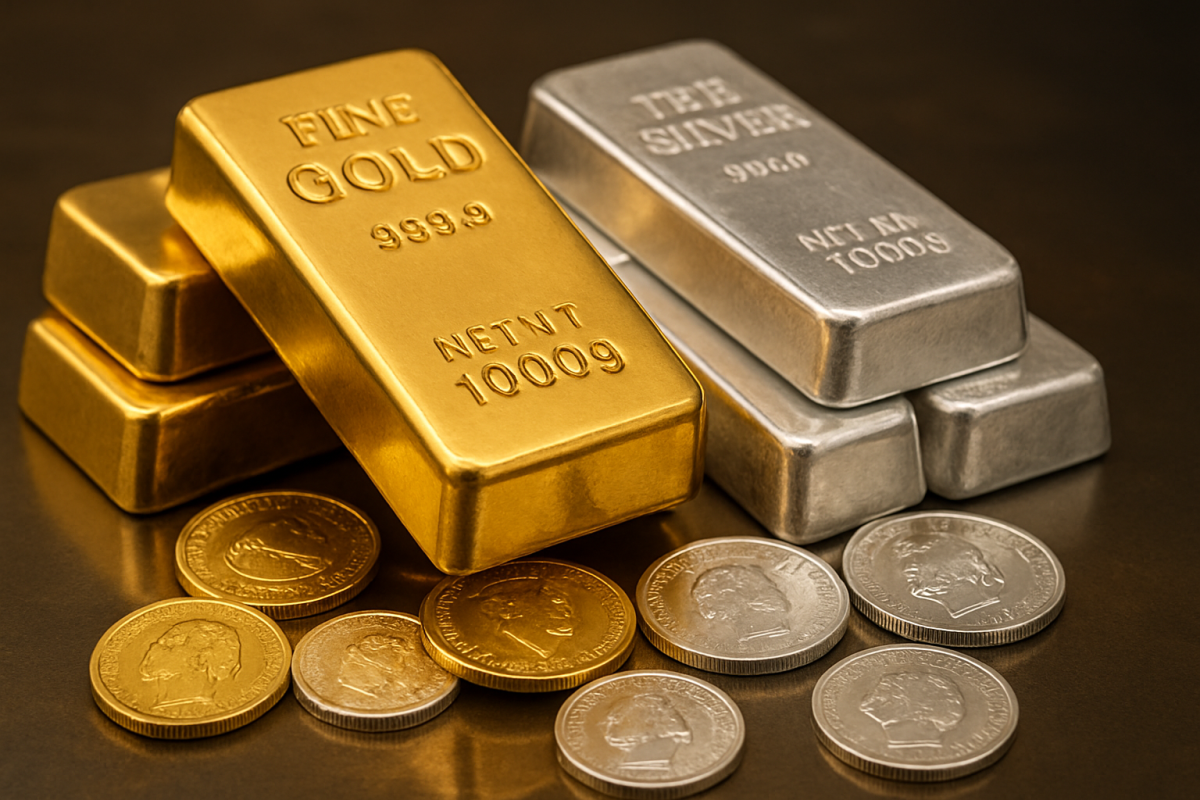 La plata supera los US$ 40 por onza y el oro roza máximos históricos ...