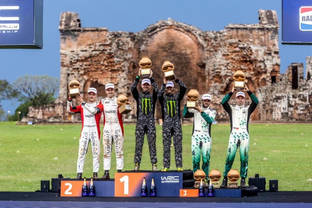 Paraguay conquista el mundo del rally: el WRC ueno es elegido el mejor del 2025